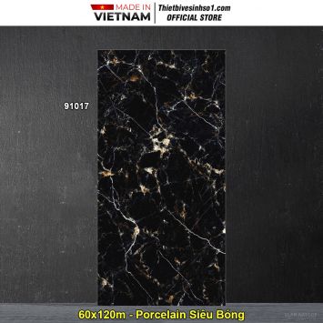 Gạch 60x120 Prime 91017 Vân Đá Đen