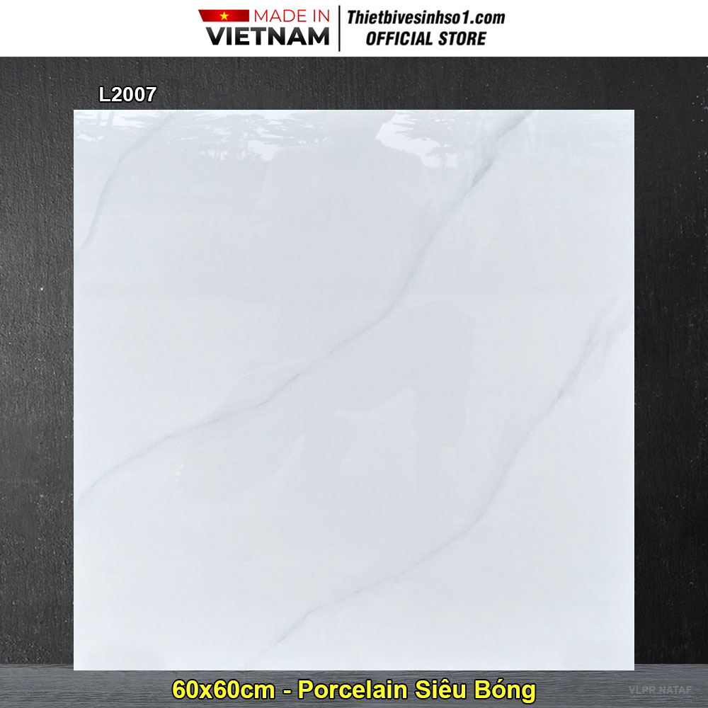 Gạch 60x60 Prime L2007 Trắng Khói
