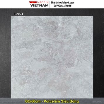 Gạch 60x60 Prime L2004 Vân Xám