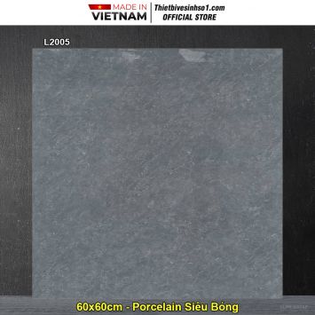Gạch 60x60 Prime L2005 Vân Ghi Xám