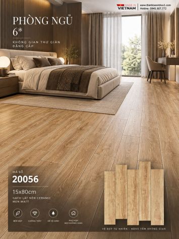 Gạch Giả Gỗ 15x80 Prime 20056