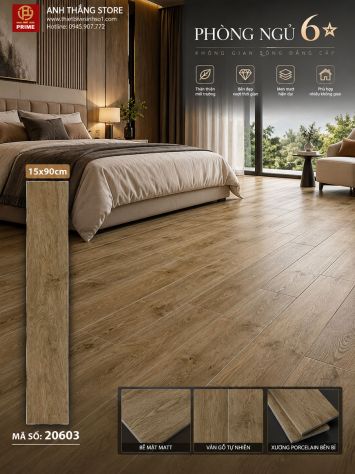 Gạch Giả Gỗ 15x90 Prime 20603