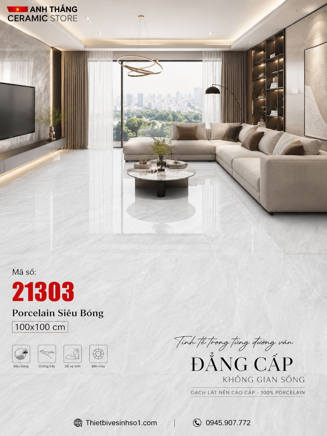 Gạch 1m x 1m Prime 21303 Gạch 1m x 1m Prime 21303
