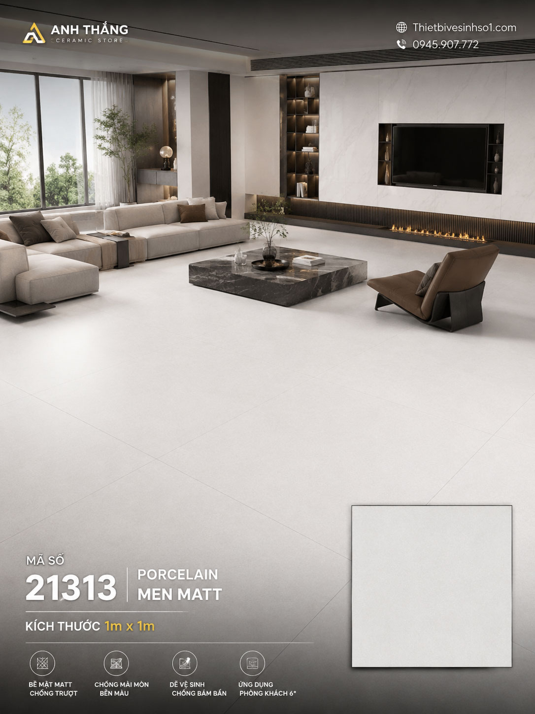 Gạch 1m x 1m Prime 21313 Gạch 1m x 1m Prime 21313