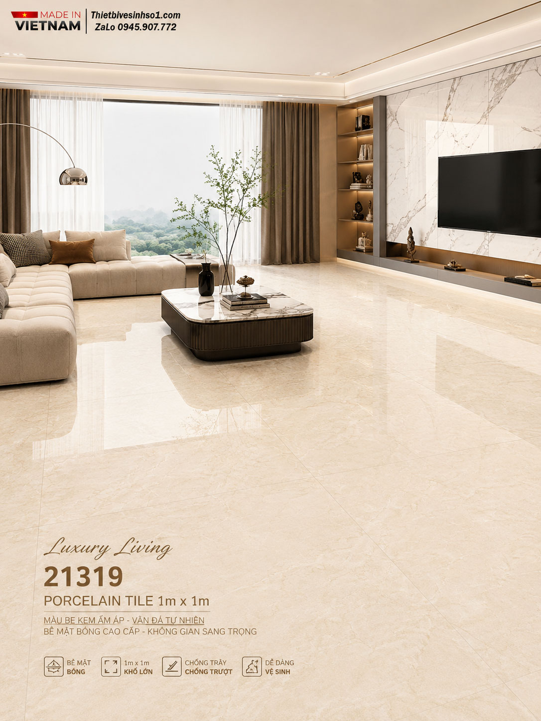 Gạch 1m x 1m Prime 21319 Gạch 1m x 1m Prime 21319