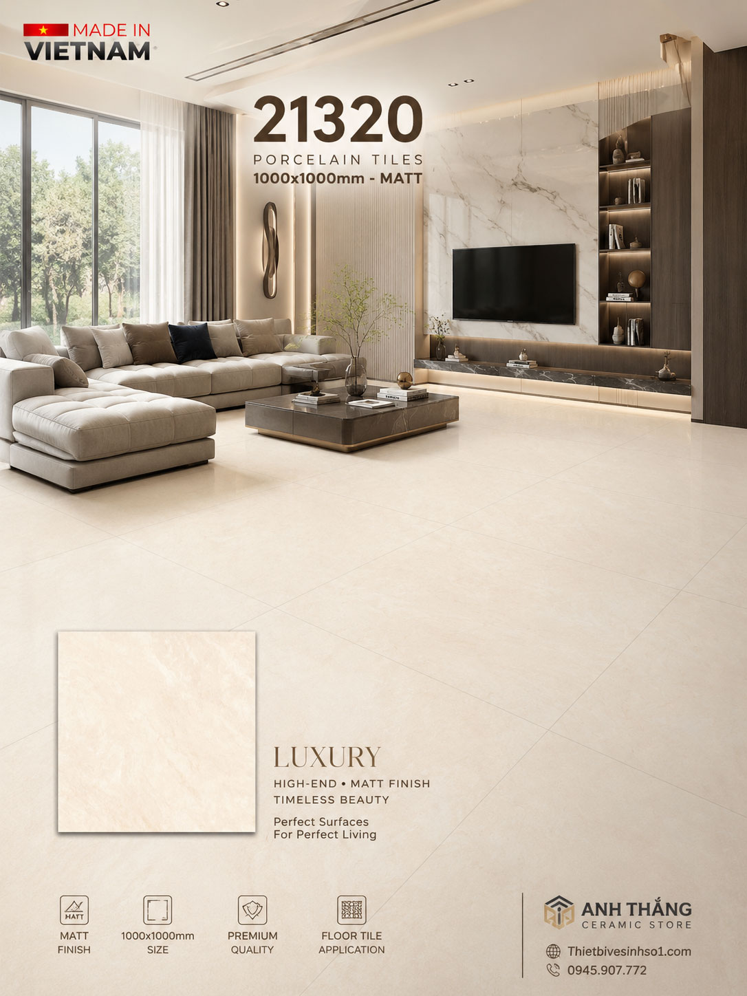 Gạch 1m x 1m Prime 21320 Gạch 1m x 1m Prime 21320