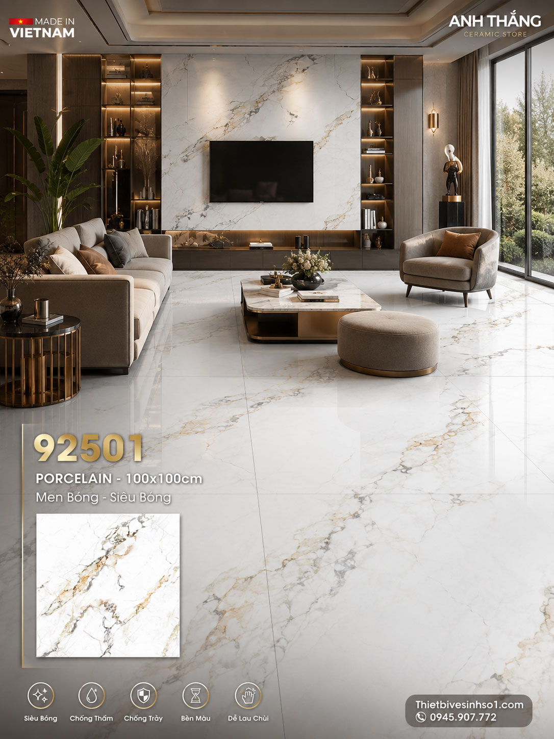 Gạch 1m x 1m Prime 92501 Gạch 1m x 1m Prime 92501