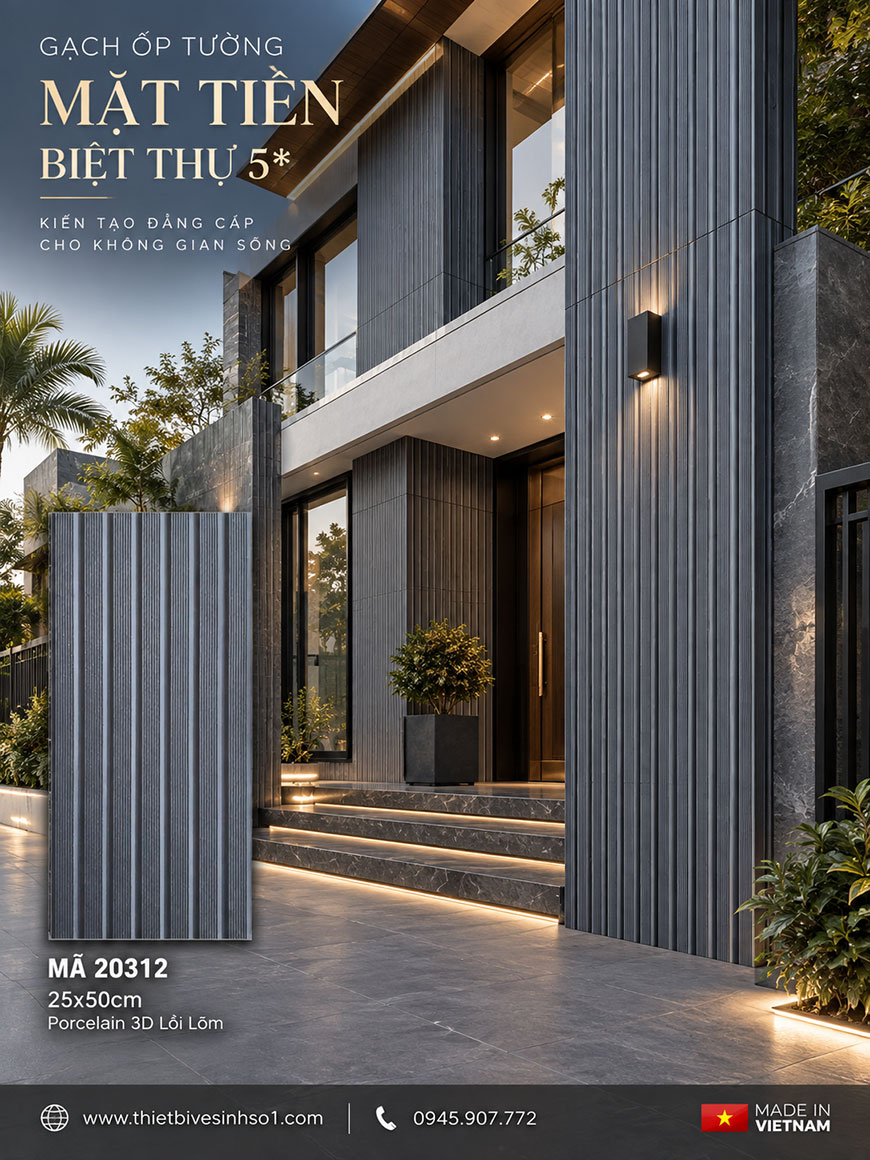 Gạch Thẻ Trang Trí 25x50 20312 Gạch Thẻ Trang Trí 25x50 20312