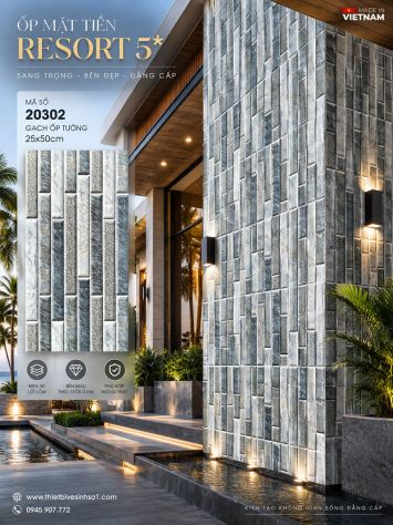 Gạch Thẻ Trang Trí 25x50 20302