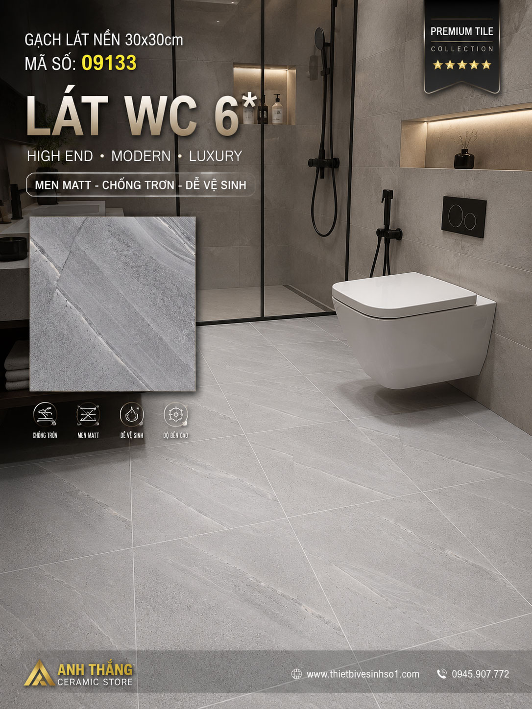 Gạch 30x30 Prime 09133 Gạch 30x30 Prime 09133