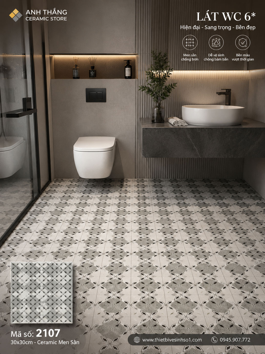 Gạch 30x30 Prime 2107 Gạch 30x30 Prime 2107