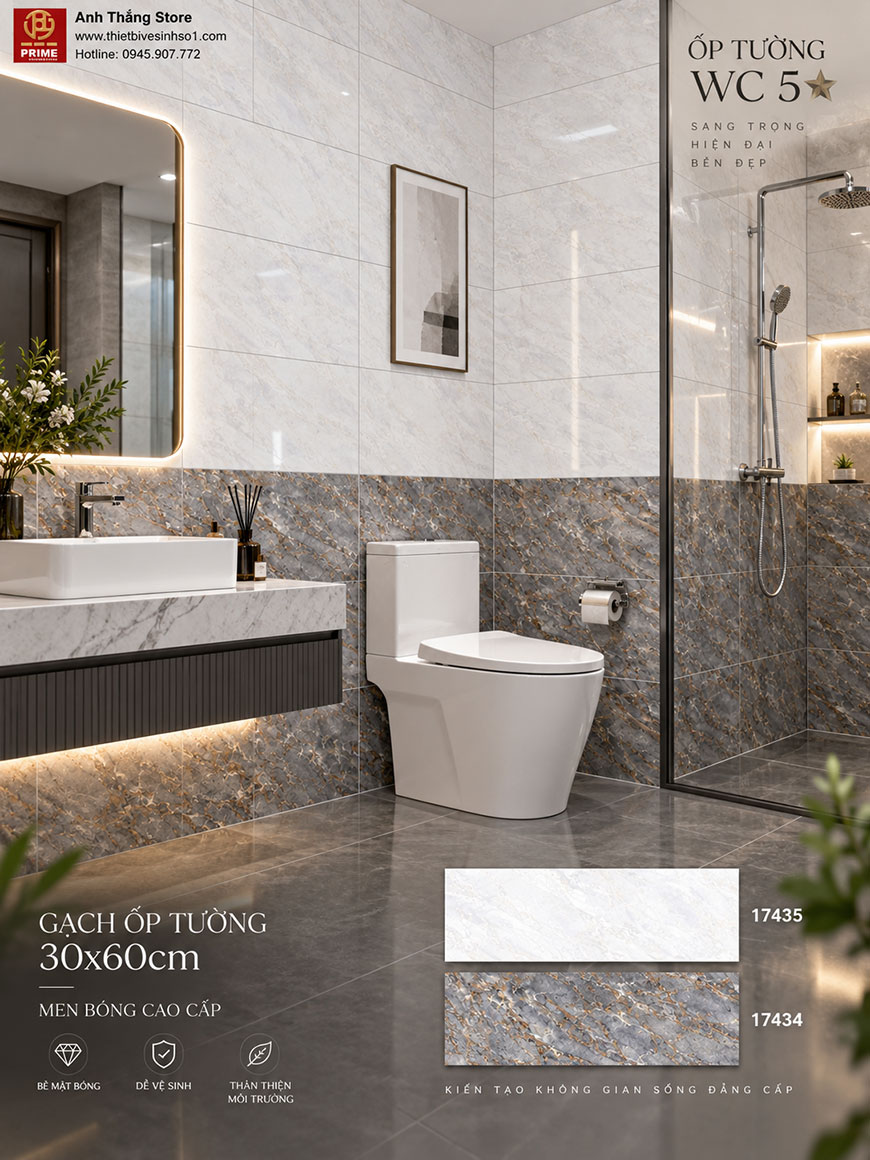 Gạch 30x60 Prime 17434-17435 Gạch 30x60 Prime 17434-17435