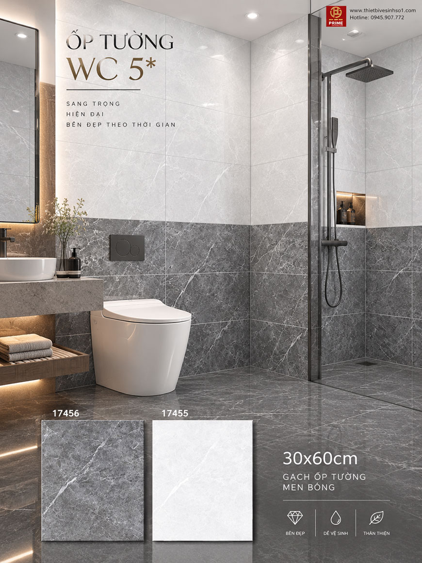 Gạch 30x60 Prime 17456-17455 Gạch 30x60 Prime 17456-17455