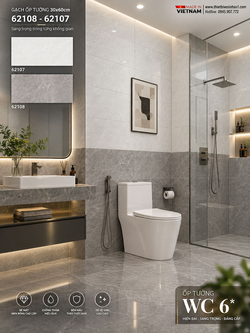 Gạch 30x60 Prime 62108-62107 Gạch 30x60 Prime 62108-62107