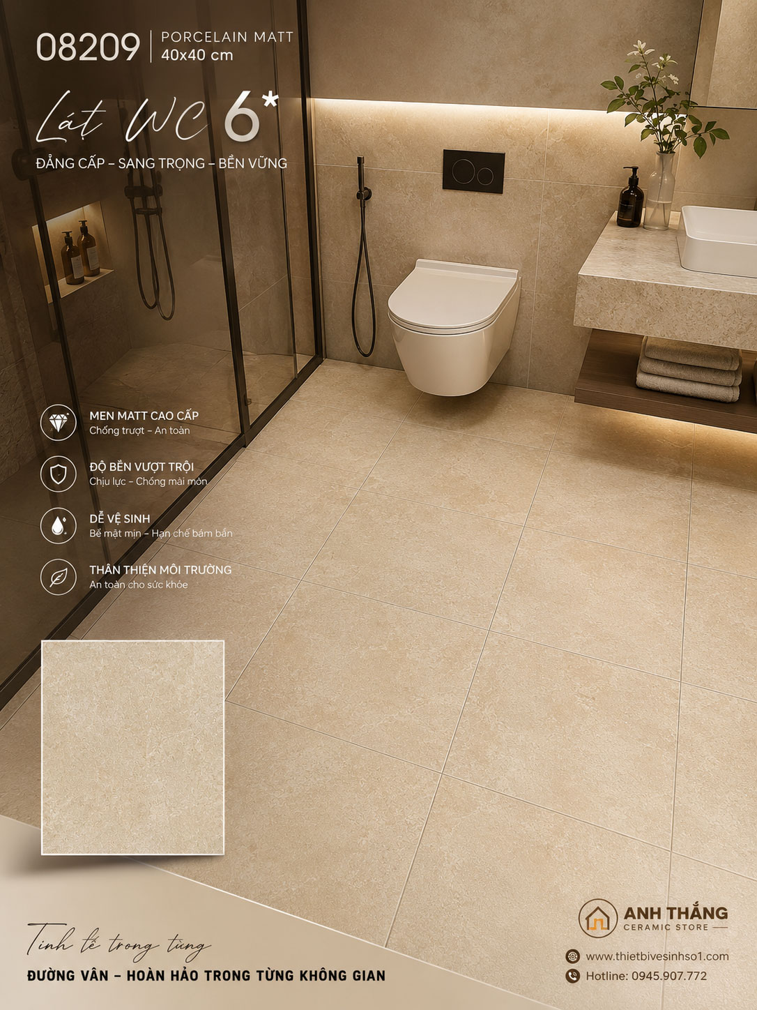 Gạch 40x40 Prime 08209 Gạch 40x40 Prime 08209