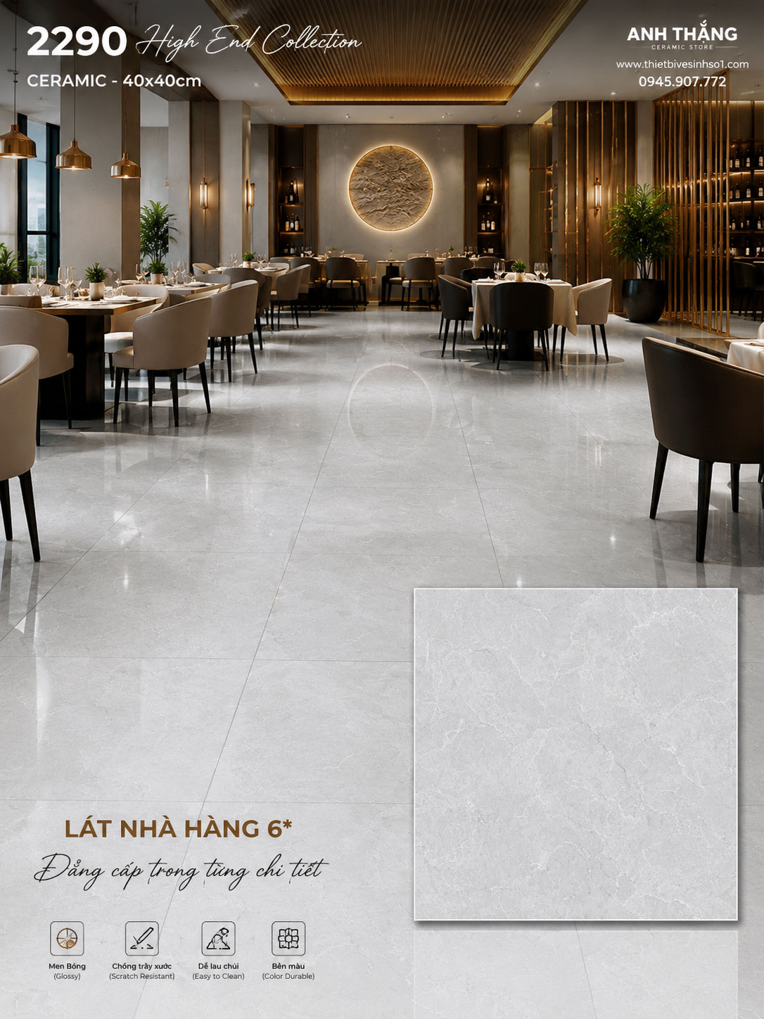 Gạch 40x40 Prime 2290 Gạch 40x40 Prime 2290