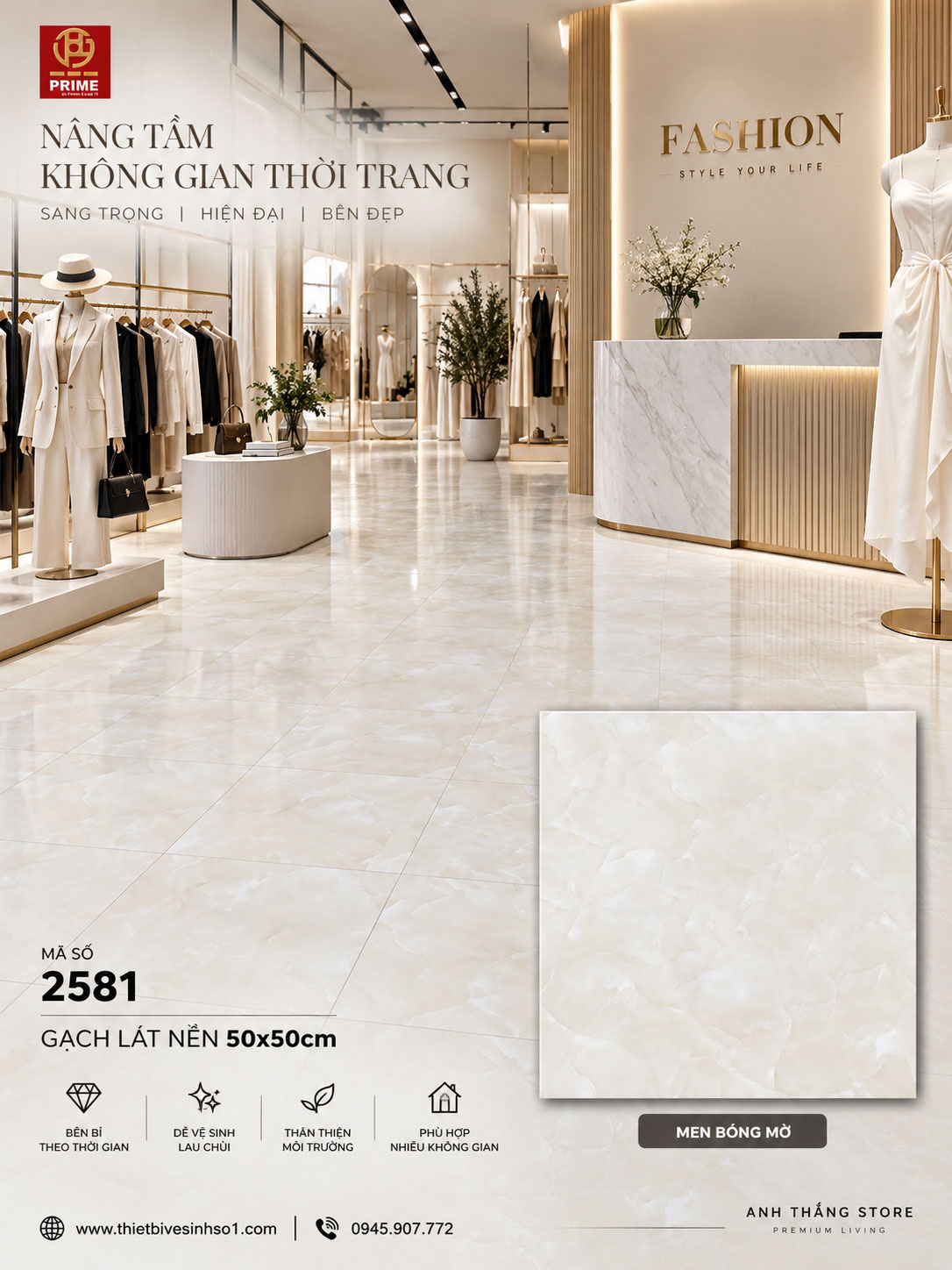 Gạch 50x50 Prime 2581 Gạch 50x50 Prime 2581