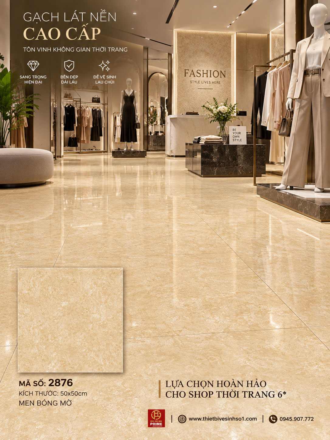 Gạch 50x50 Prime 2876 Gạch 50x50 Prime 2876
