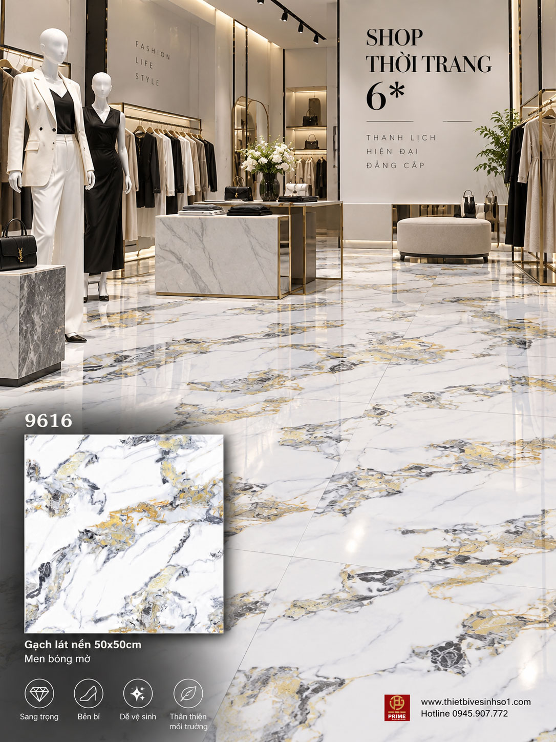 Gạch 50x50 Prime 9616 Gạch 50x50 Prime 9616