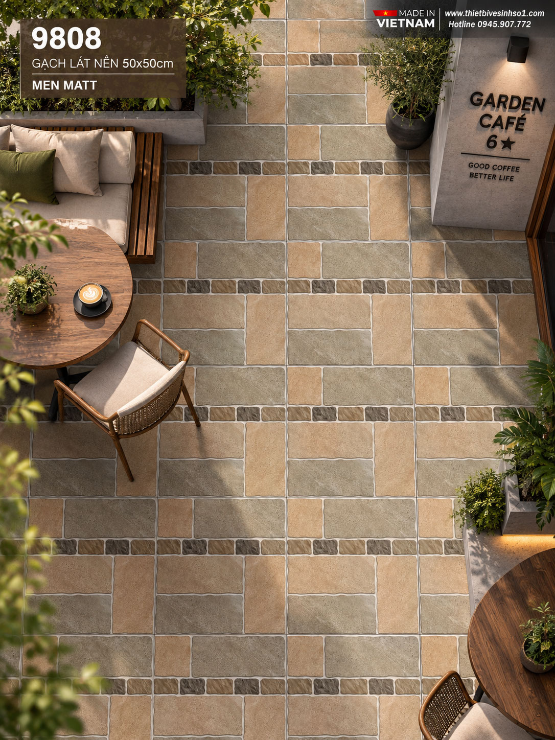 Gạch 50x50 Prime 9808 Gạch 50x50 Prime 9808
