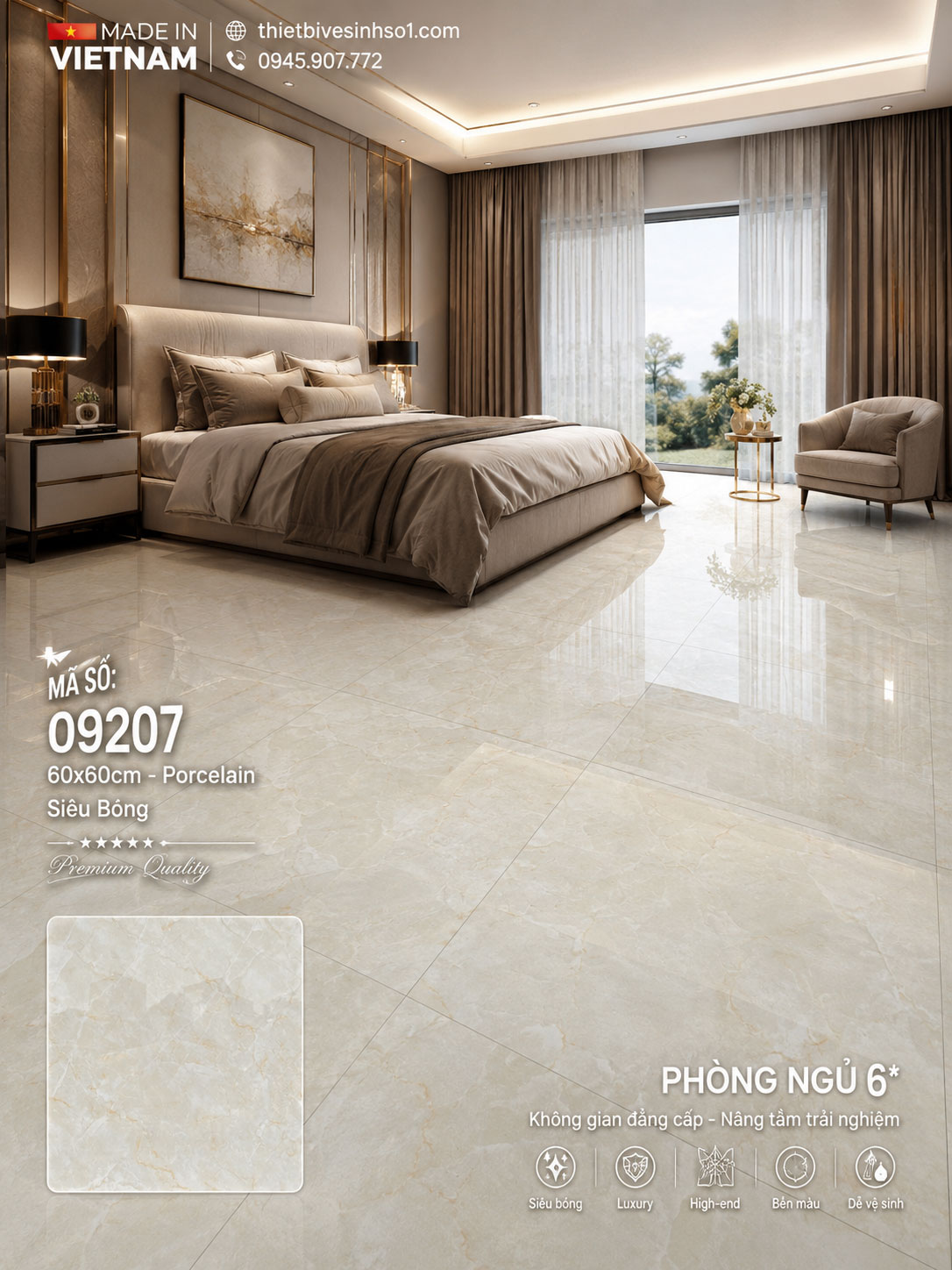 Gạch 60x60 Prime 09207 Gạch 60x60 Prime 09207