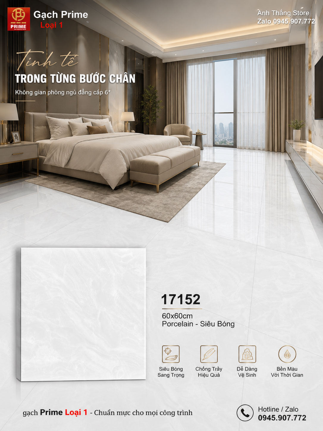 Gạch 60x60 Prime 17152 Gạch 60x60 Prime 17152