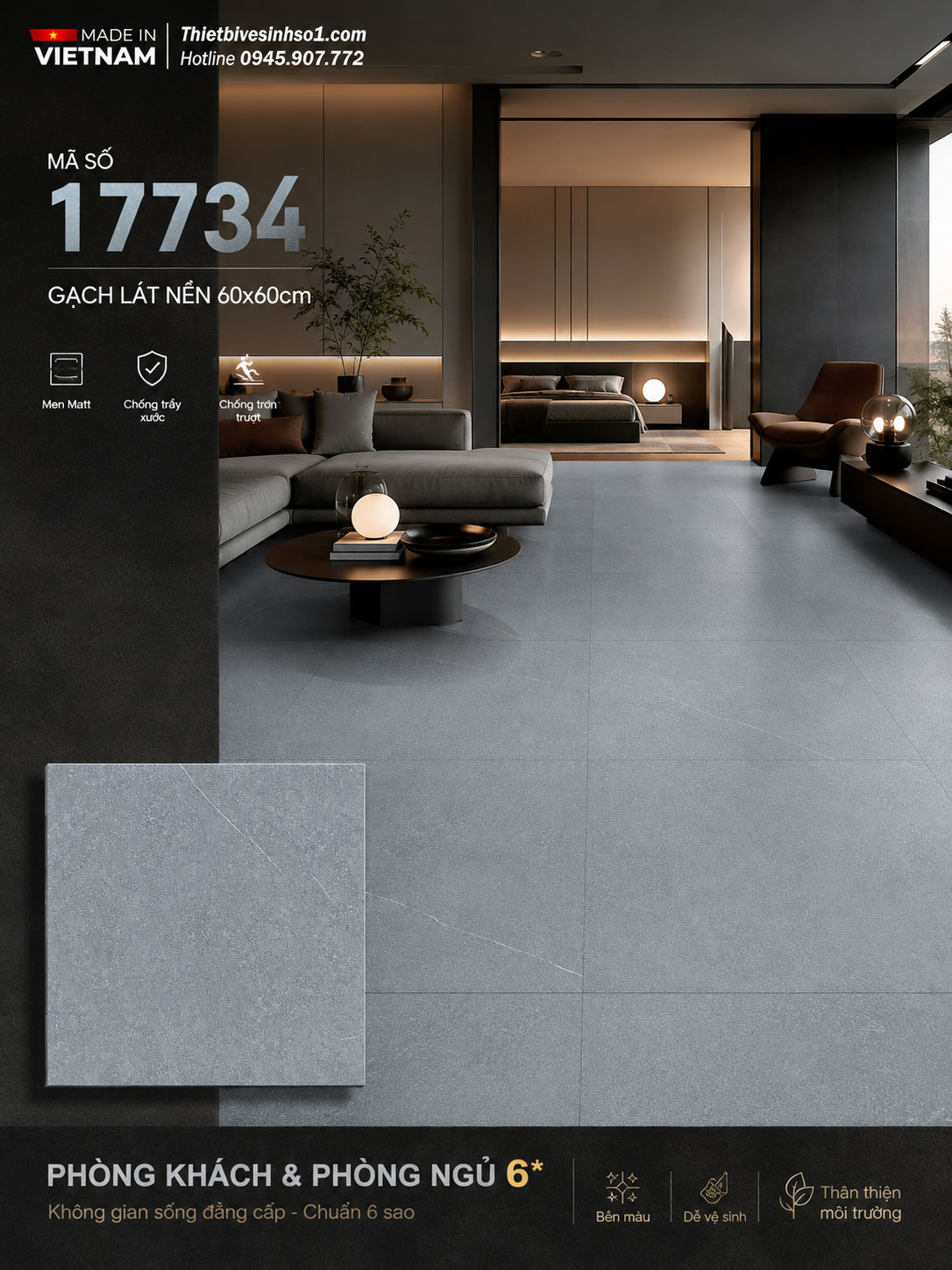 Gạch 60x60 Prime 17734 Gạch 60x60 Prime 17734
