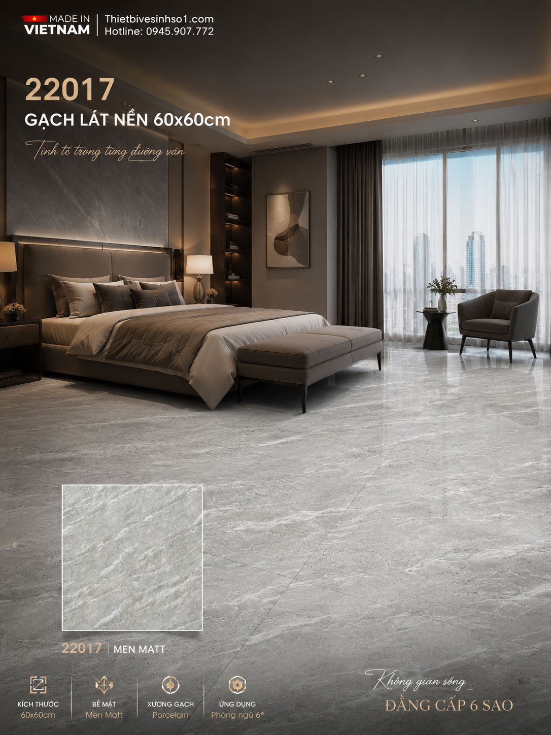 Gạch 60x60 Prime 22017 Gạch 60x60 Prime 22017