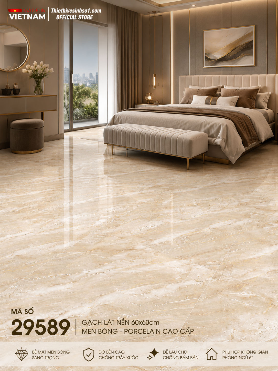 Gạch 60x60 Prime 29589 Gạch 60x60 Prime 29589