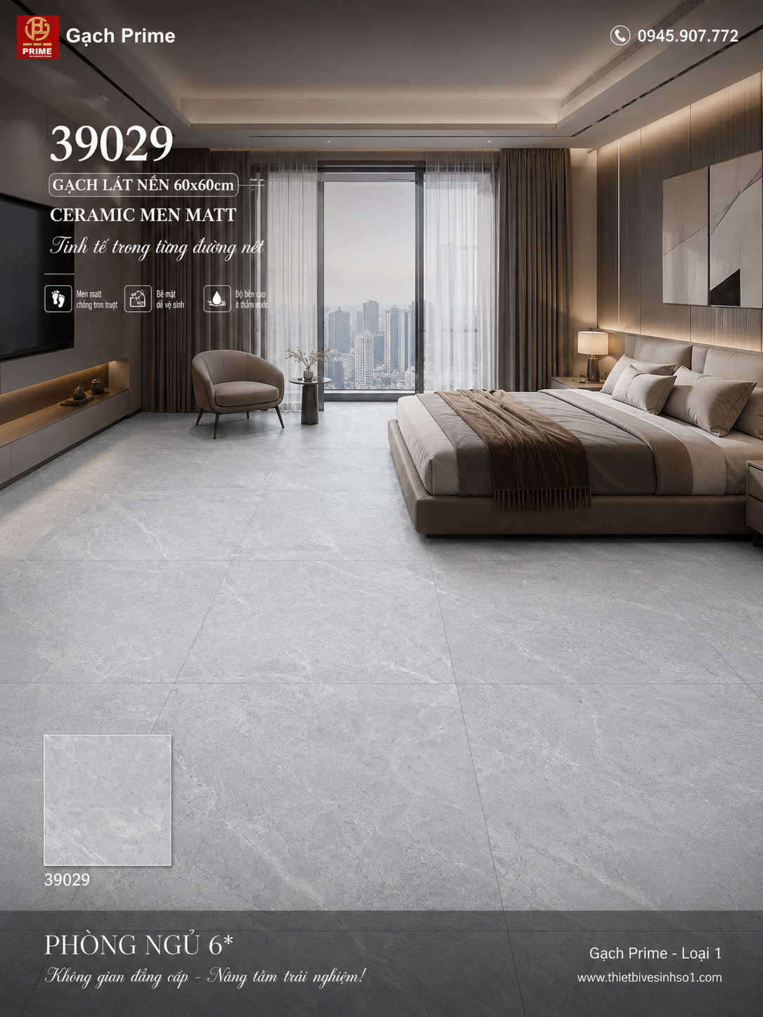 Gạch 60x60 Prime 39029 Gạch 60x60 Prime 39029