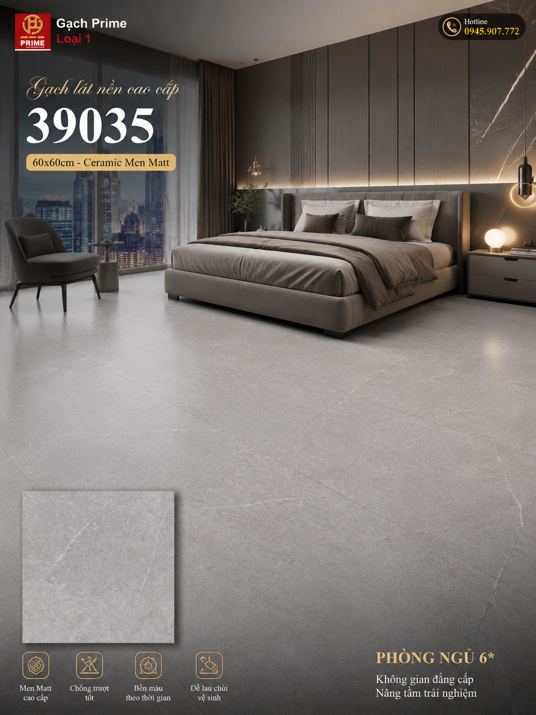 Gạch 60x60 Prime 39035 Gạch 60x60 Prime 39035