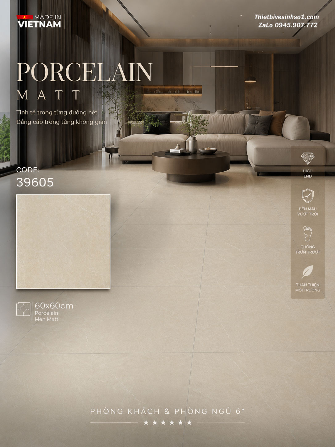 Gạch 60x60 Prime 39605 Gạch 60x60 Prime 39605