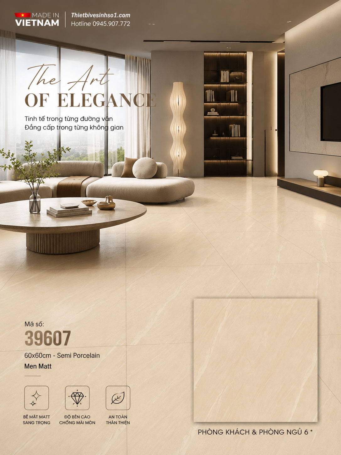 Gạch 60x60 Prime 39607 Gạch 60x60 Prime 39607