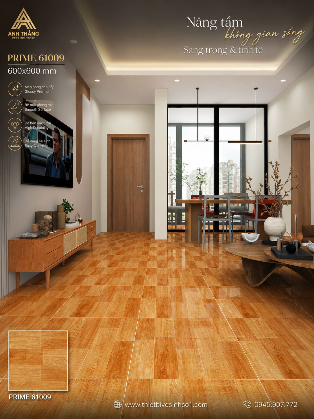 Gạch 60x60 Prime 61009 Gạch 60x60 Prime 61009