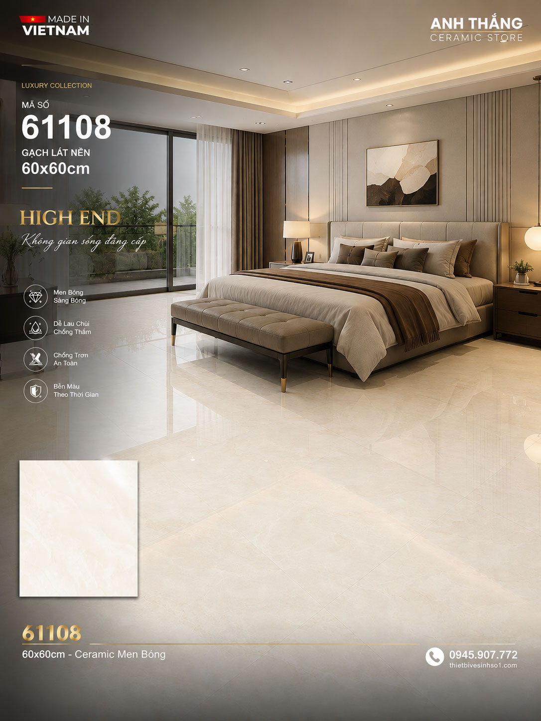 Gạch 60x60 Prime 61108 Gạch 60x60 Prime 61108
