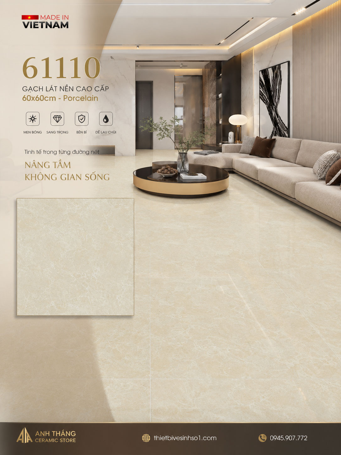 Gạch 60x60 Prime 61110 Gạch 60x60 Prime 61110
