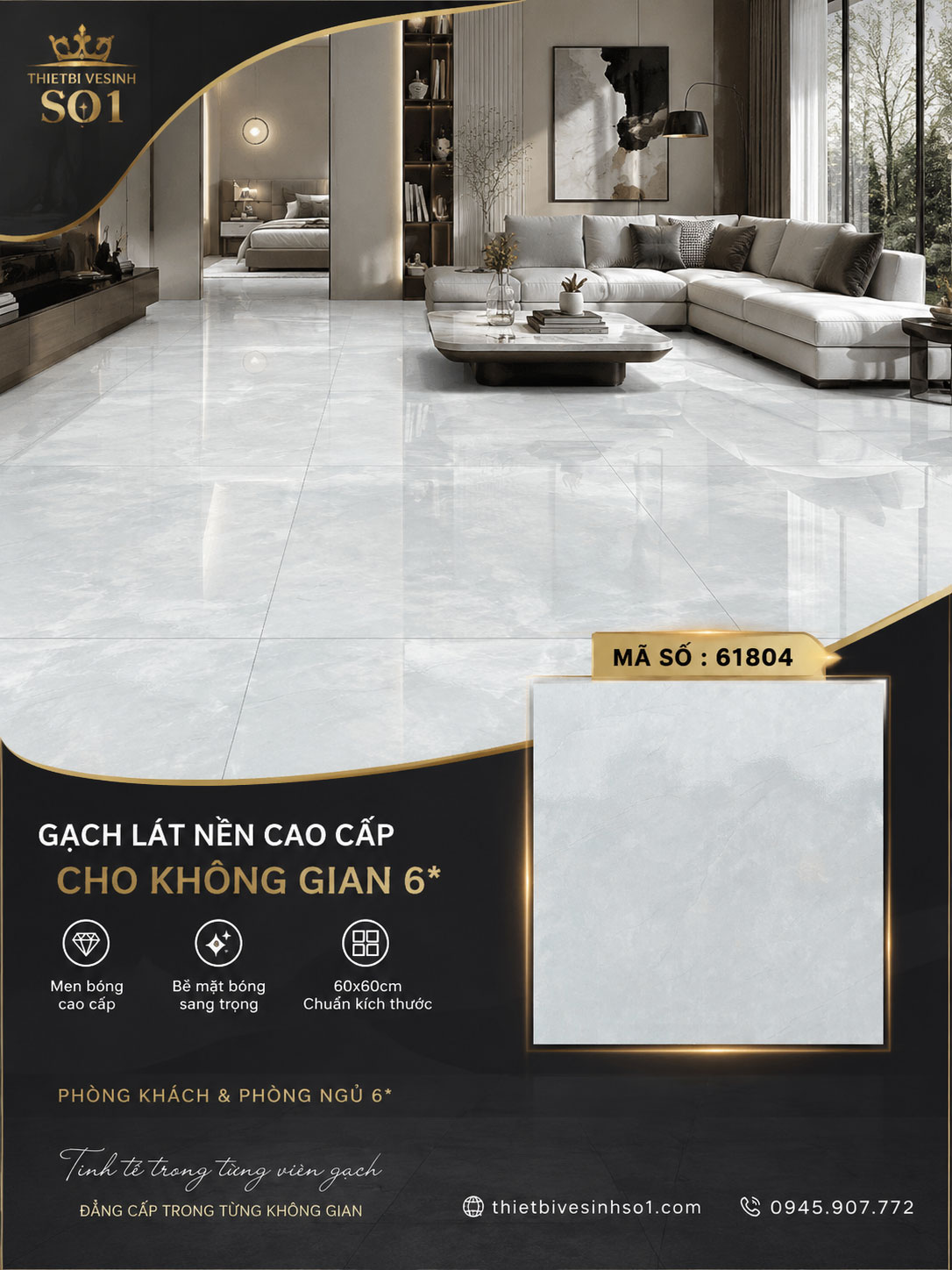 Gạch 60x60 Prime 61804 Gạch 60x60 Prime 61804