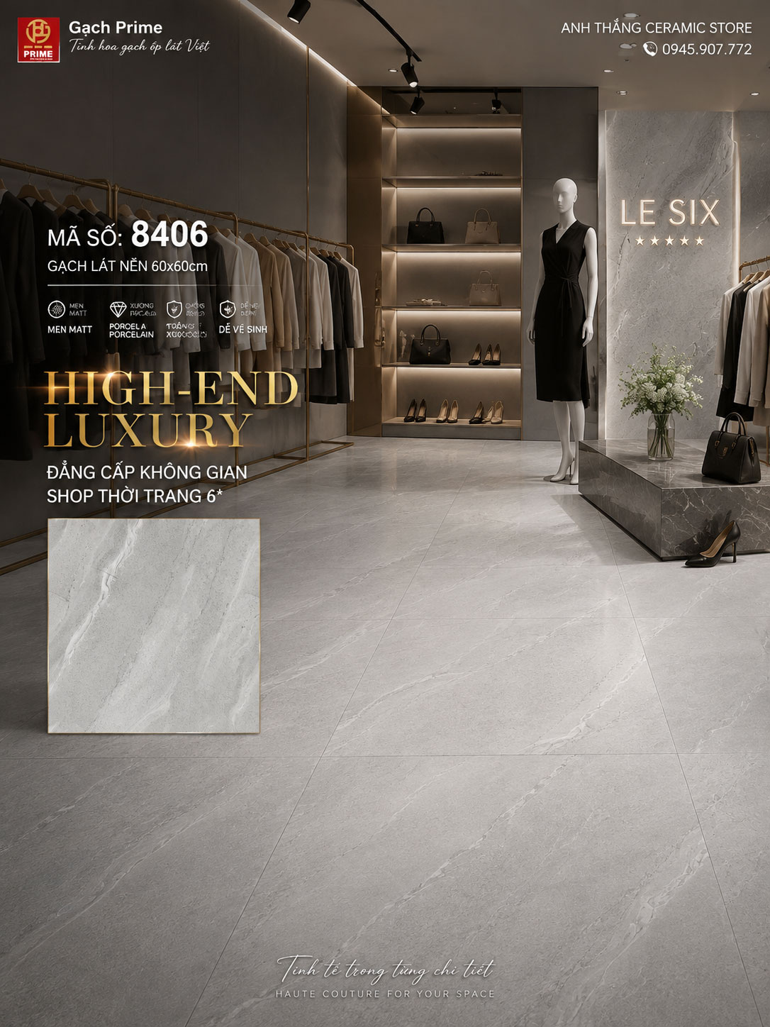 Gạch 60x60 Prime 8406 Gạch 60x60 Prime 8406