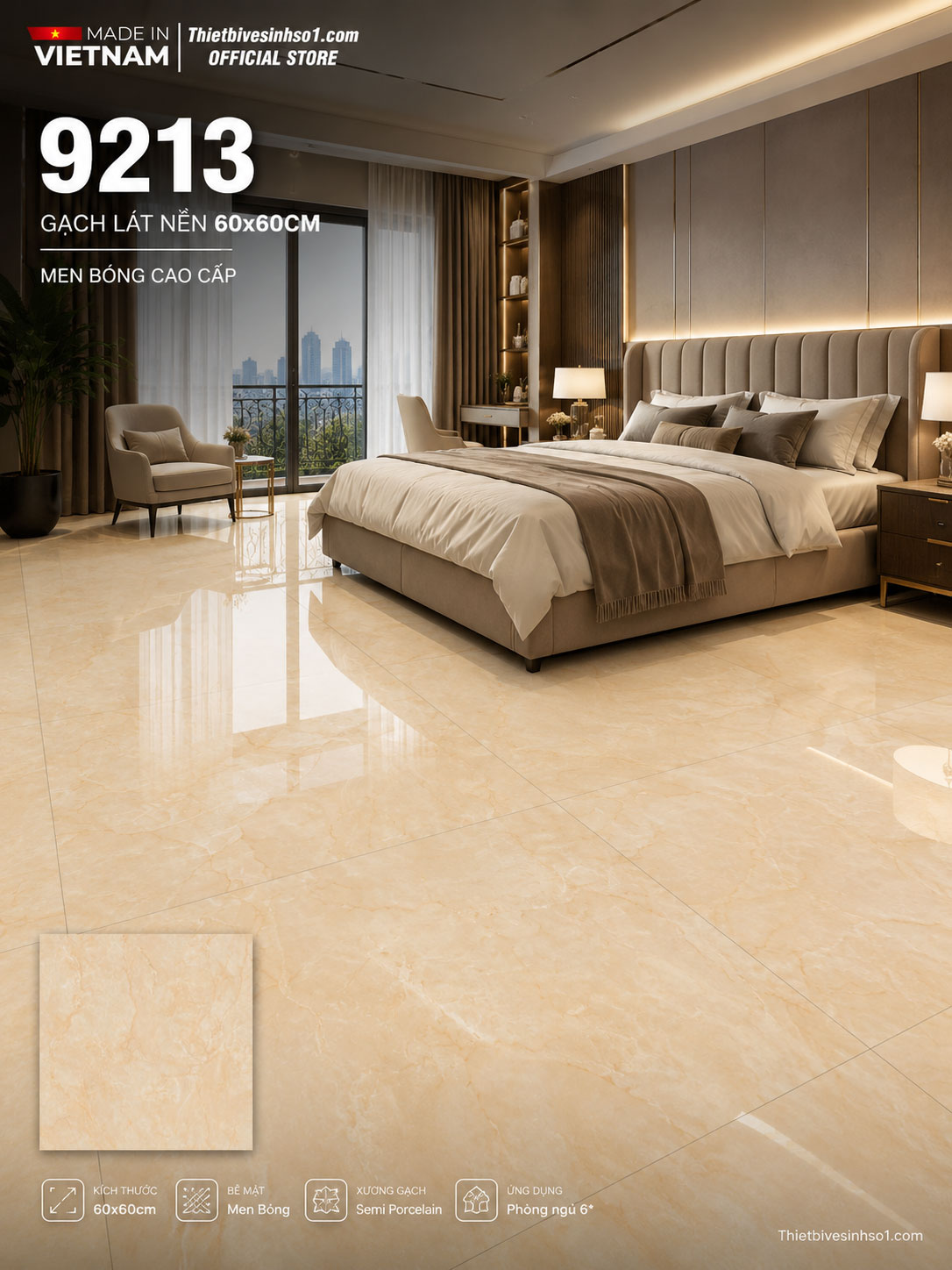 Gạch 60x60 Prime 9213 Gạch 60x60 Prime 9213