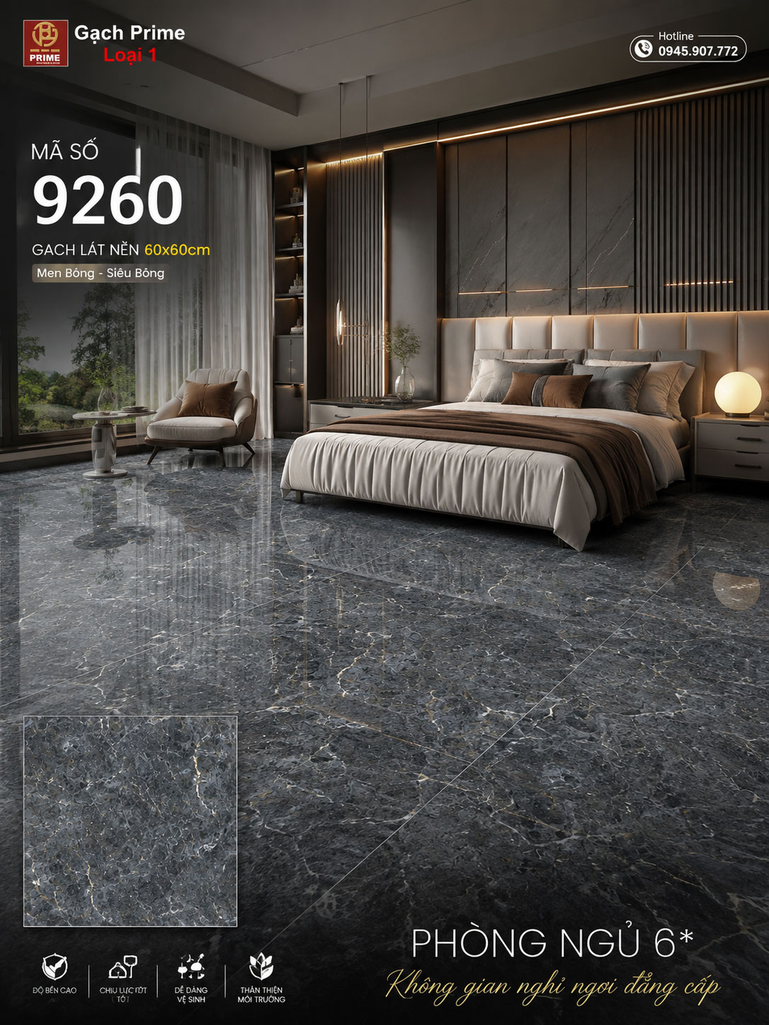 Gạch 60x60 Prime 9260 Gạch 60x60 Prime 9260