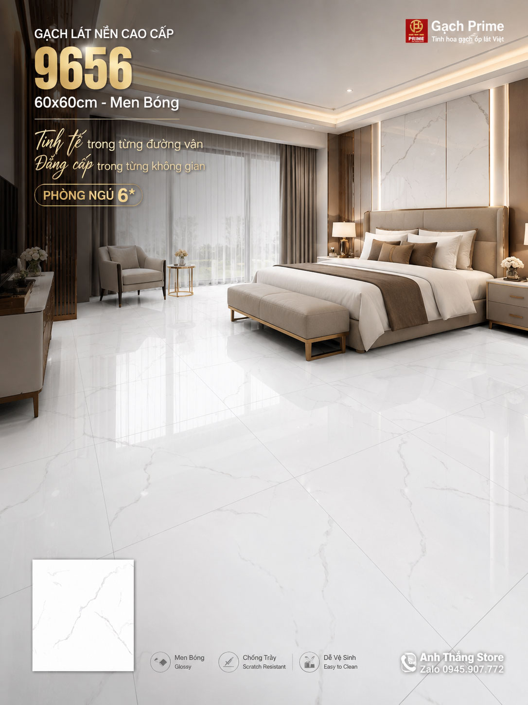 Gạch 60x60 Prime 9656 Gạch 60x60 Prime 9656