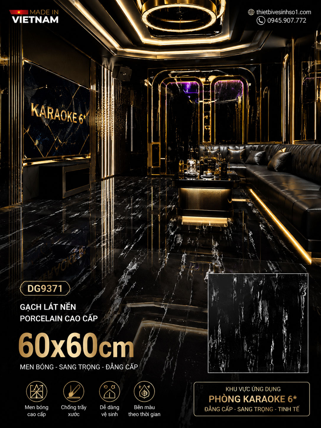 Gạch 60x60 Prime DG9371 Gạch 60x60 Prime DG9371