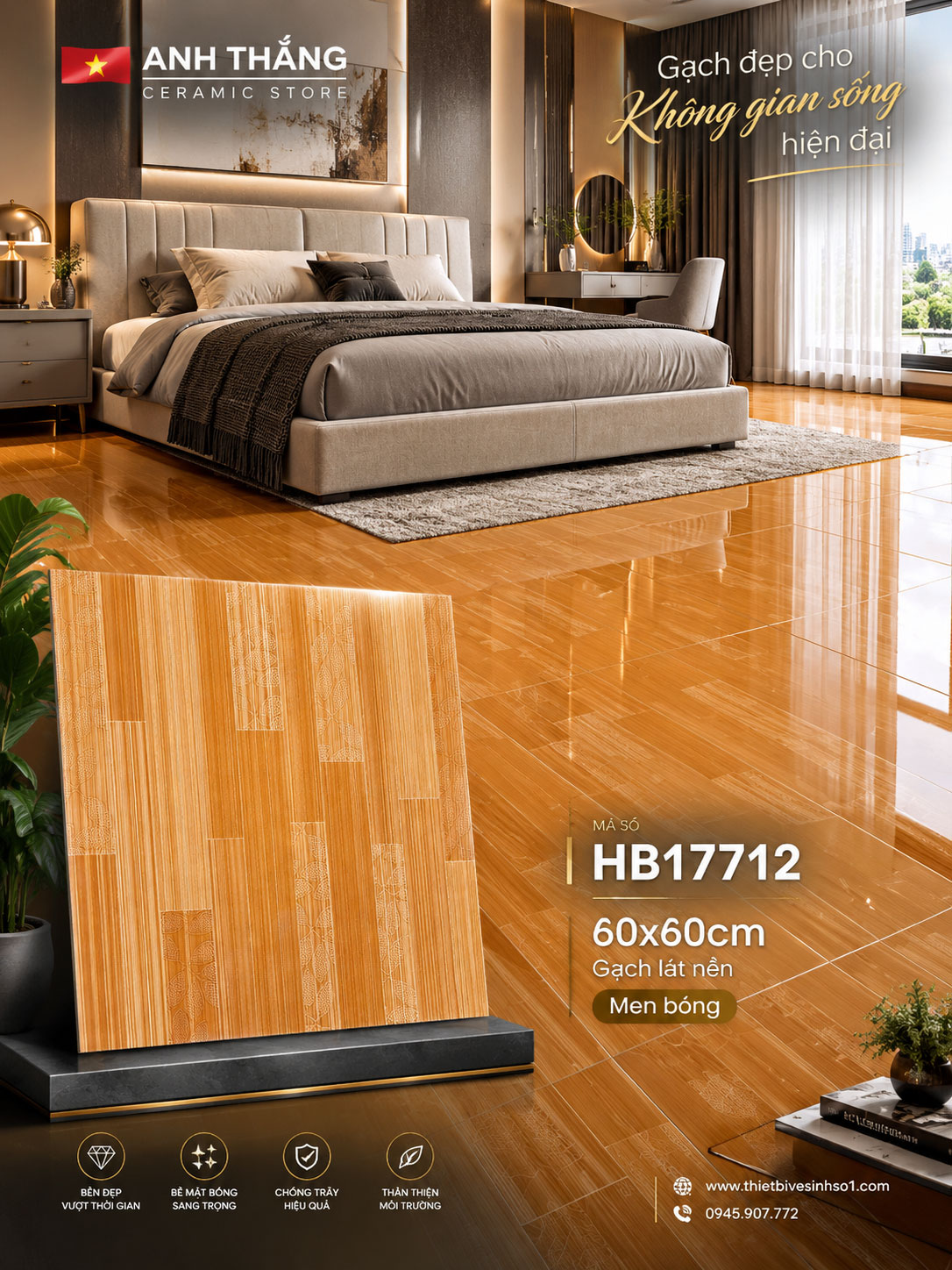 Gạch 60x60 Prime HB17712 Gạch 60x60 Prime HB17712