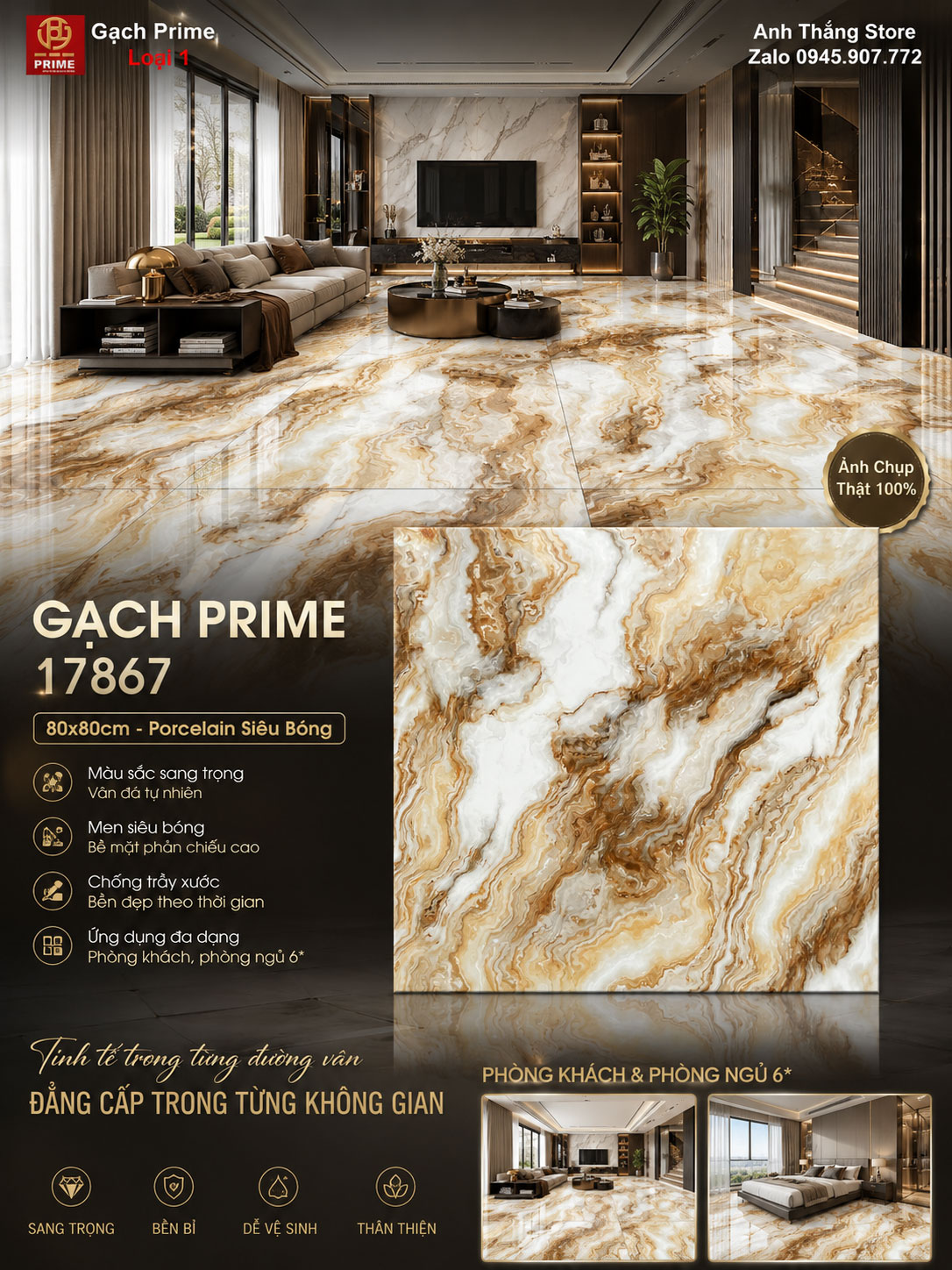 Gạch 80x80 Prime 17867 Gạch 80x80 Prime 17867