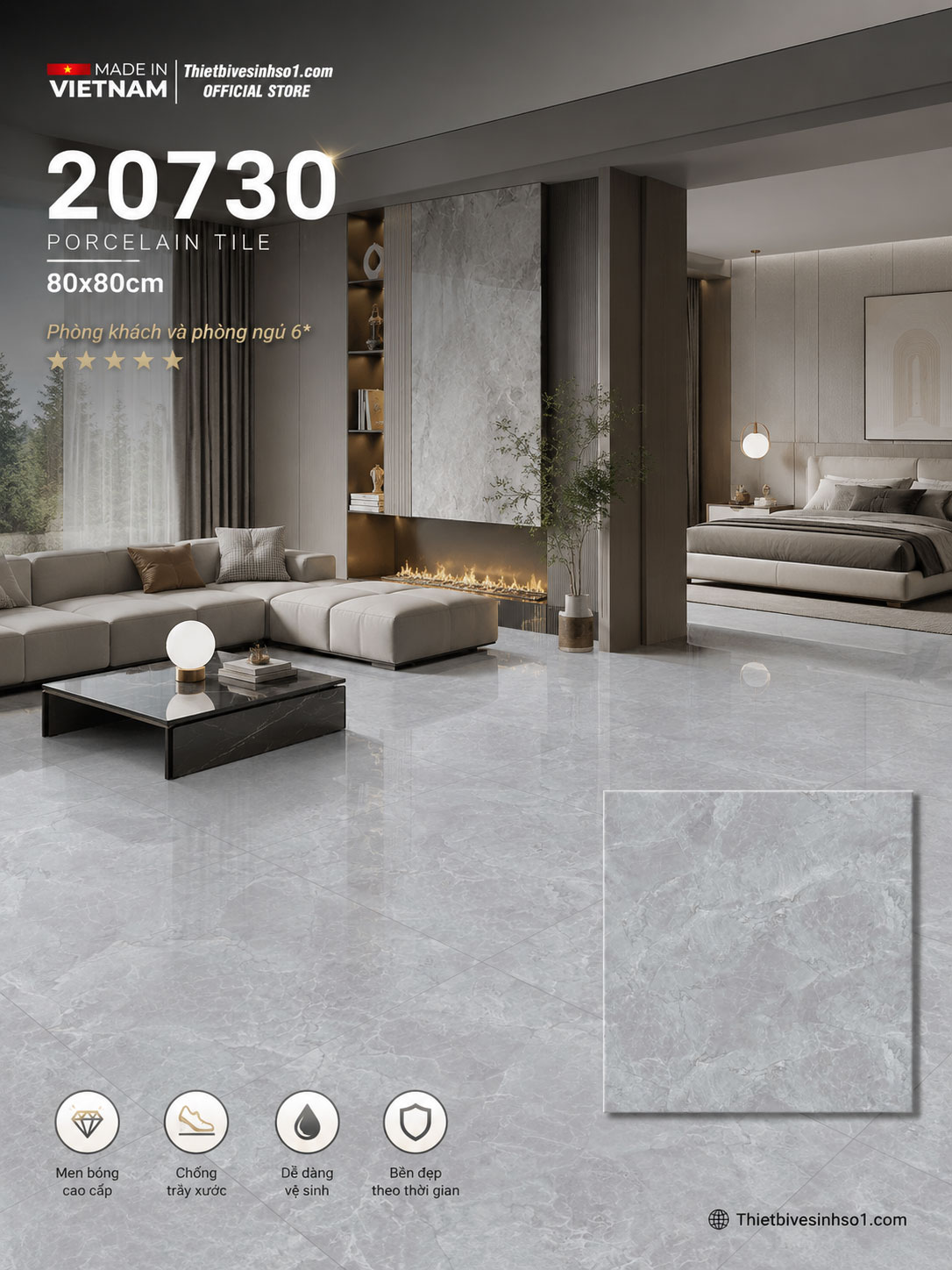 Gạch 80x80 Prime 20730 Gạch 80x80 Prime 20730