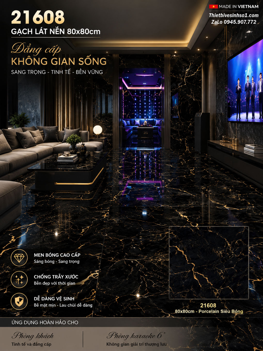 Gạch 80x80 Prime 21608 Gạch 80x80 Prime 21608
