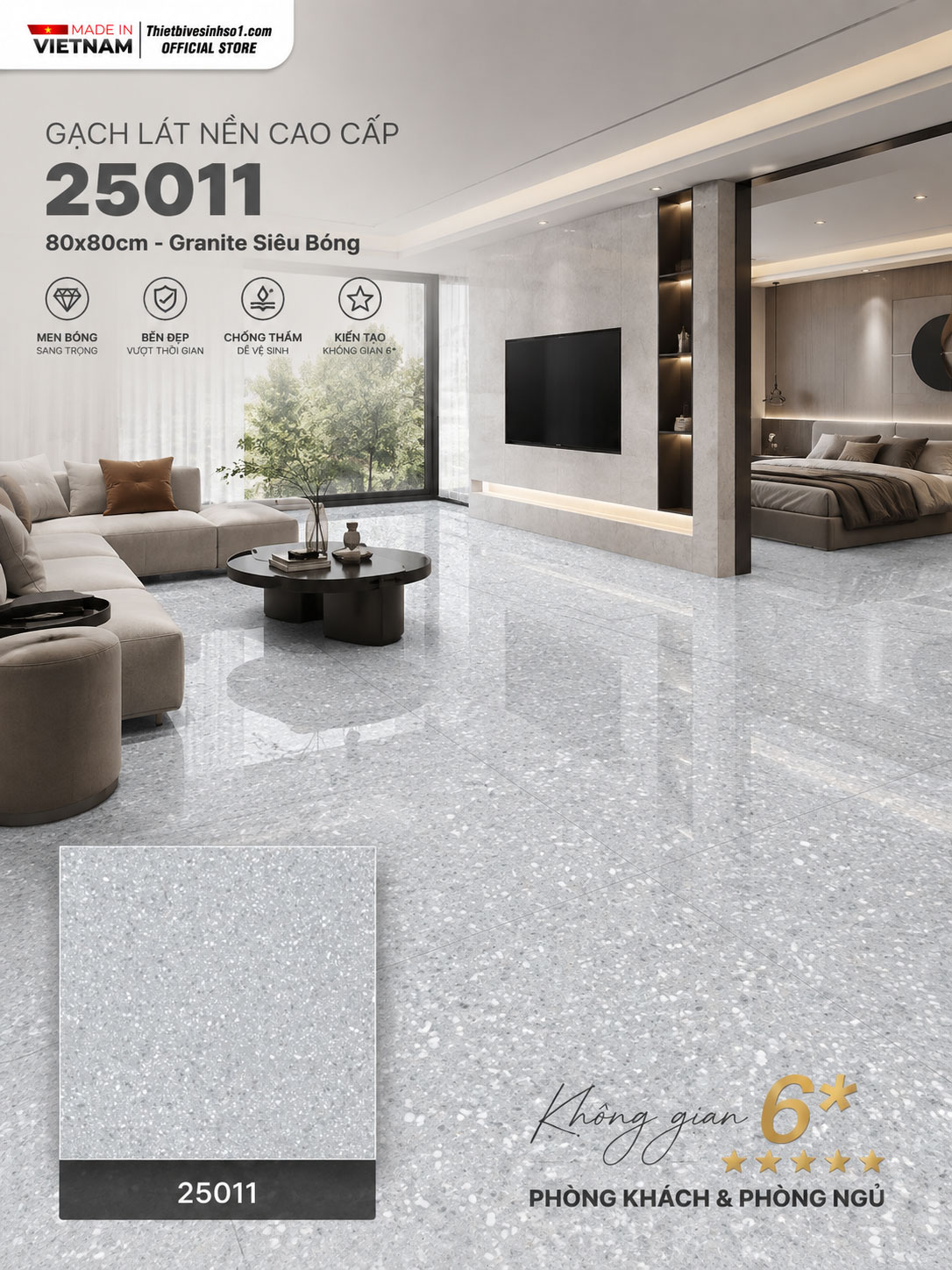 Gạch 80x80 Prime 25011 Gạch 80x80 Prime 25011