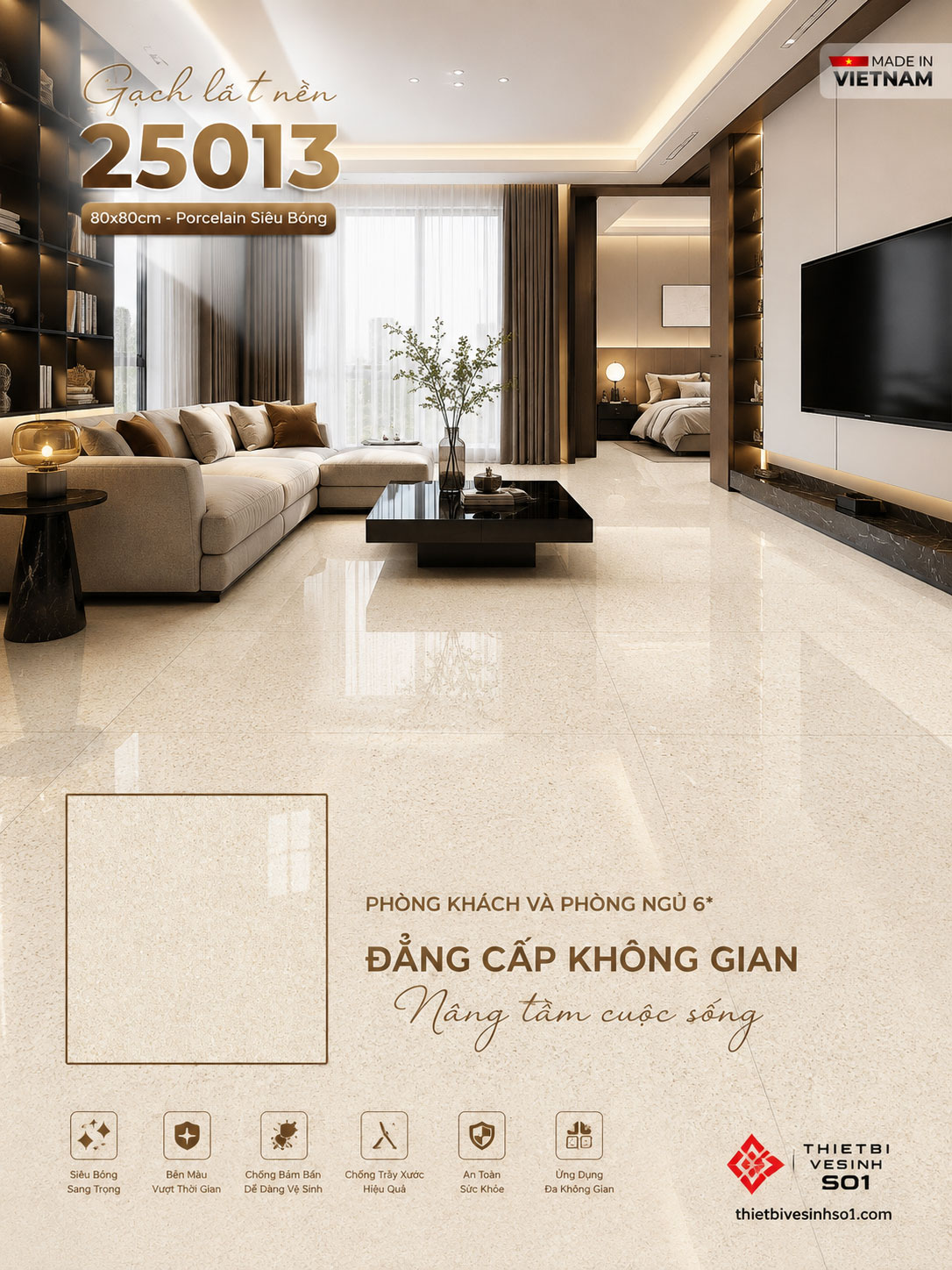 Gạch 80x80 Prime 25013 Gạch 80x80 Prime 25013