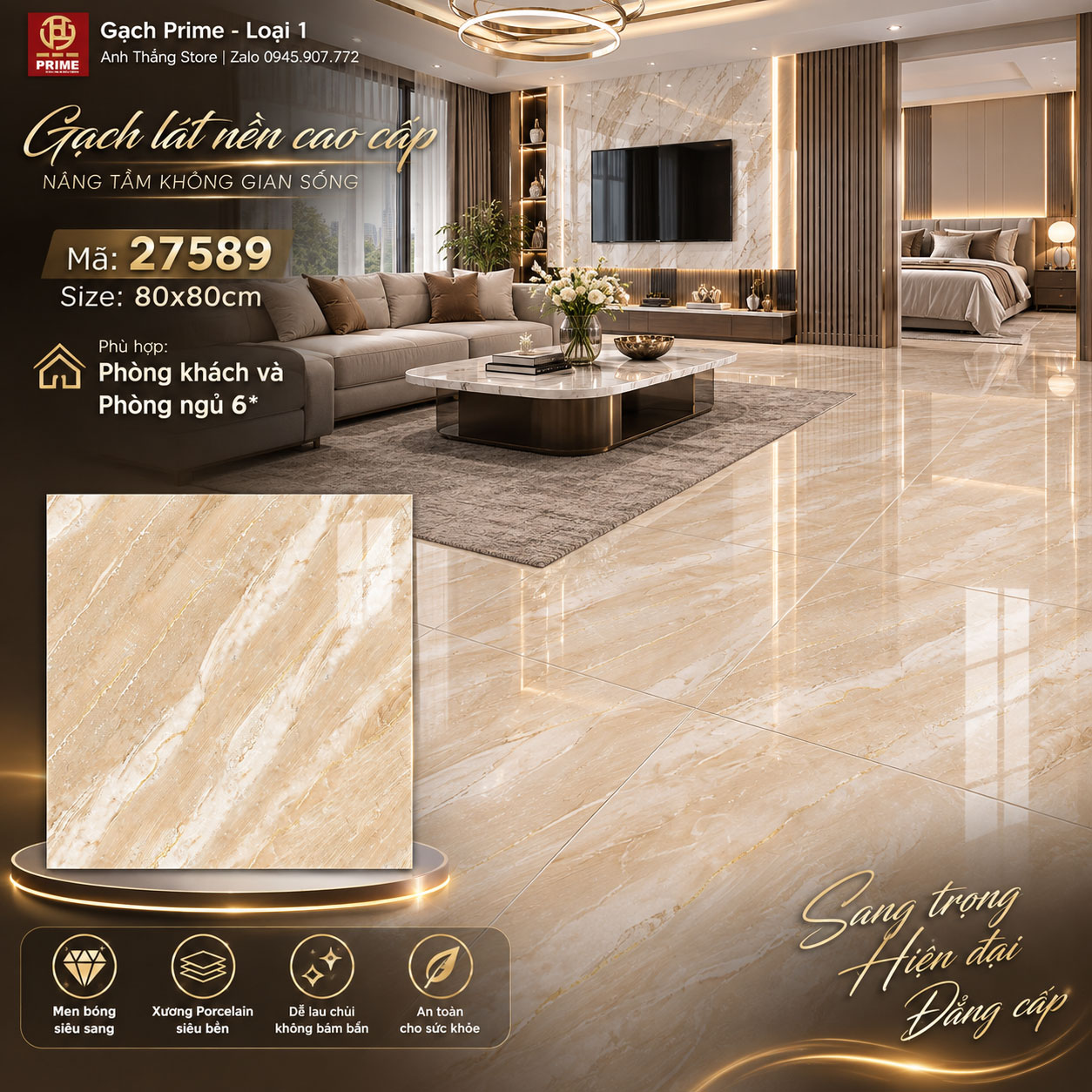 Gạch 80x80 Prime 27589 Gạch 80x80 Prime 27589