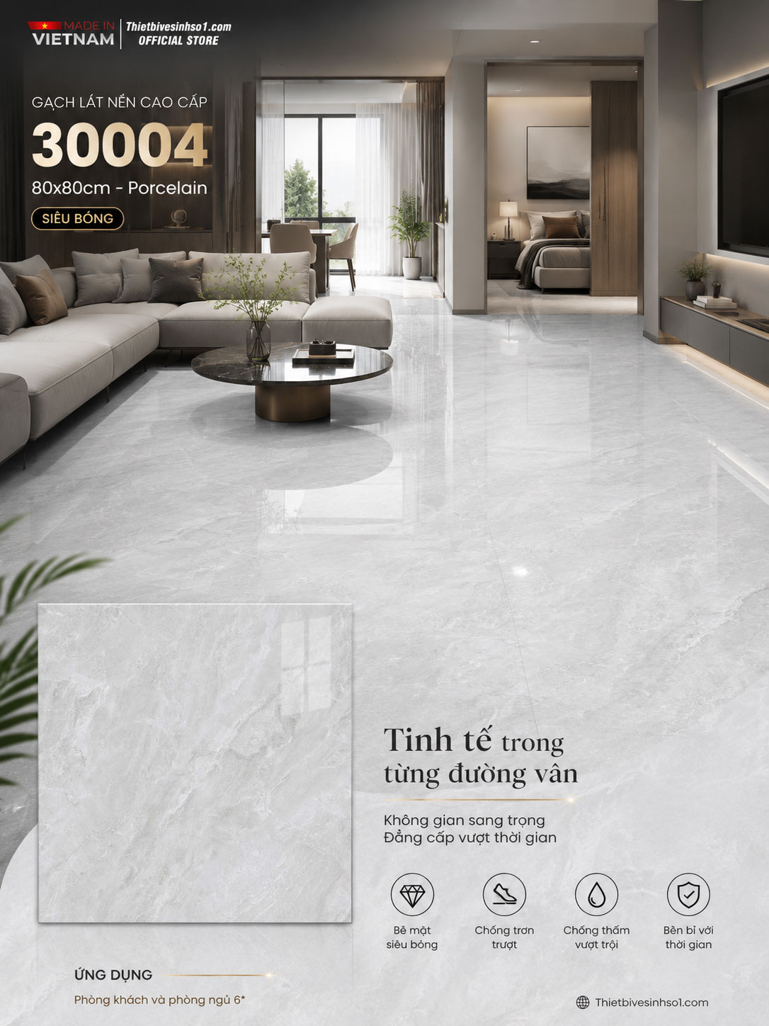 Gạch 80x80 Prime 30004 Gạch 80x80 Prime 30004